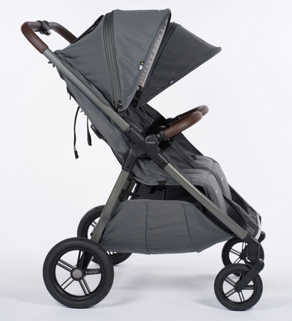 Mast M.Twin x Wózek Spacerowy Bliźniaczy koła HP Volcanic Ash