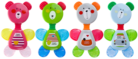 Canpol Babies Grzechotka Z Gryzakiem Wodnym - Miś 1 szt. Mix Kolorów