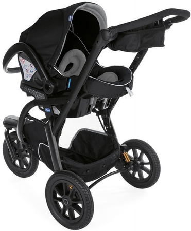 Chicco Trio Activ3 Wózek Wielofunkcyjny 3w1 Jet Black