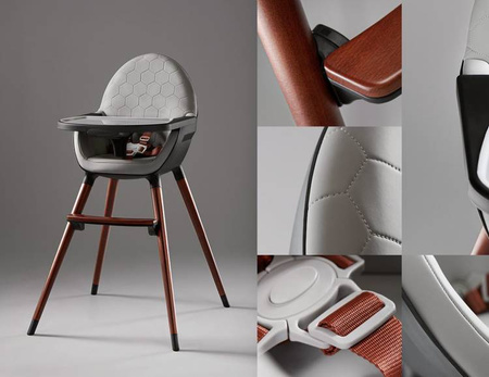 Kinderkraft Finix Krzesełko do Karmienia Grey