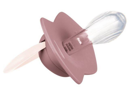 Canpol Babies Smoczek Silikonowy Symetryczny Pure Color 18m+ 2szt. 22/657_pin Pink