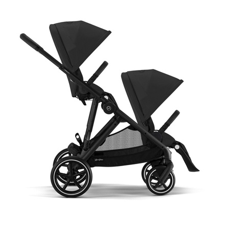 Cybex Gazelle S Wózek Spacerowy Bliźniaczy Rama Czarna Moon Black