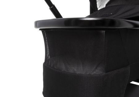 Muuvo Quick SE 2 Wózek Głęboko-Spacerowy Chromium Black + Cybex Aton B2 i-Size Fotelik Samochodowy 0-13kg + Baza One Volcano Black