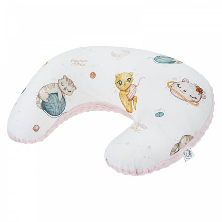 Bonjour Cherie Duży Bambusowy Rogal 47x60 cm Kotki