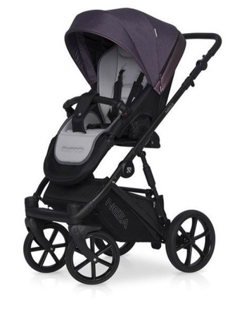 Riko Nesa Wózek Głęboko-Spacerowy 2w1 Plum