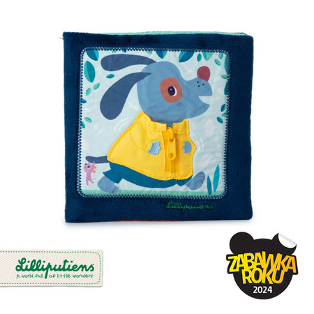 Lilliputiens Książeczka edukacyjna "Uczę się sam ubierać" Piesek Jules 18 m+