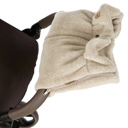 Zaffiro Sierra Mufka do Wózka Wełniana Beige
