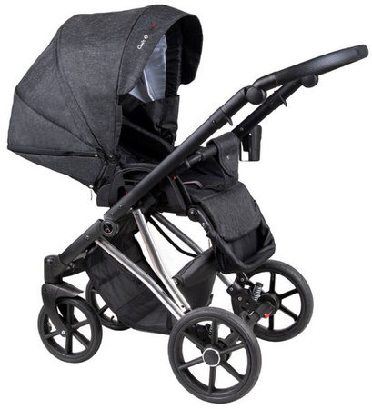 Coletto Craft Wózek Głęboko-Spacerowy 2w1 C-03 Czarna Rama