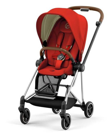 Cybex Mios Wózek Głęboko-Spacerowy Rama 3.0 + Gondola 2.0 Lux Autumn Gold + Tapicerka 3.0 Siedziska Autumn Gold