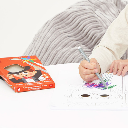 Janod Magiczne flamastry zmieniające kolor 10 kolorów 3+