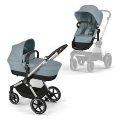 Cybex Eos Lux Wózek Głęboko-Spacerowy Rama Taupe Sky Blue