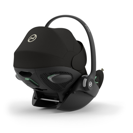 Cybex Cloud G I - Size Fotelik Samochodowy Magic Black 0-13kg + Cybex Wkładka letnia Cloud G Line Grey
