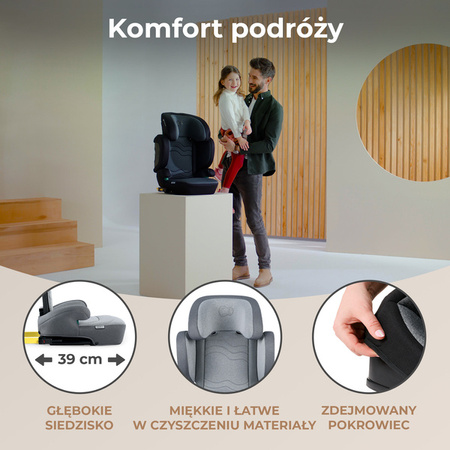 Kinderkraft XPand 2 Fotelik Samochodowy 15-36 kg Rocket Grey