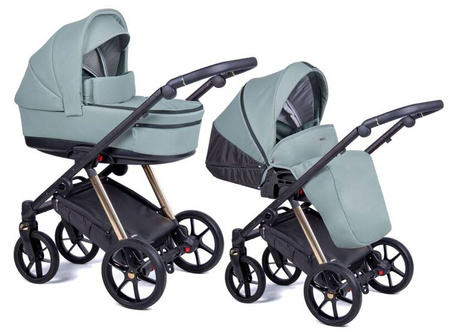 Coletto Axiss Gold Wózek Głęboko-Spacerowy Rama Złota AX-02 Gold