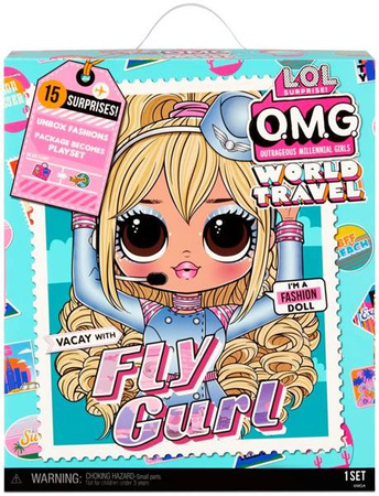 L.O.L. Surprise Lalka OMG Travel Doll - Fly Gurl Fly Gurl