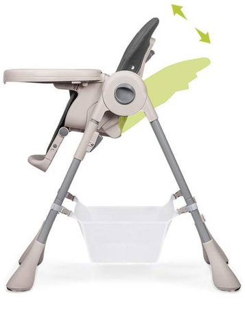 Lionelo Zanna Krzesełko do Karmienia Grey Stone