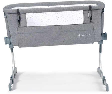 Kinderkraft Uno Up Łóżeczko Dostawne Grey Melange