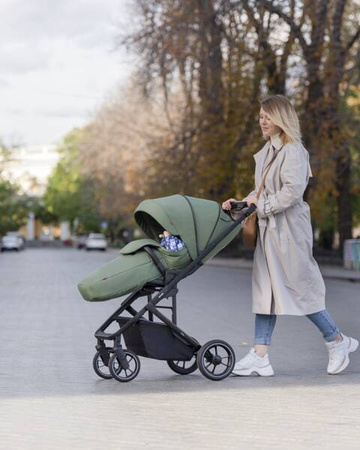 Carrello Alfa 2024 CRL-5508 Wózek Spacerowy Midnight Black