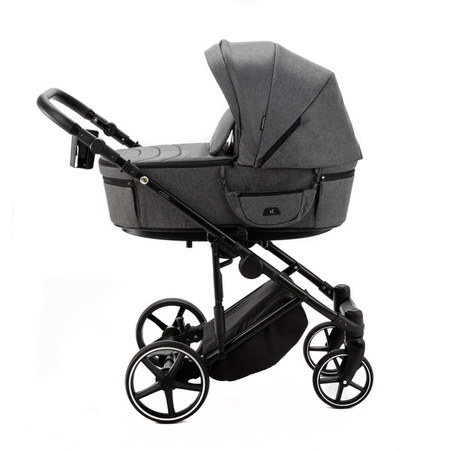 Adamex Zico New Wózek Głęboko-Spacerowy 2w1 Grafitowy TK-57