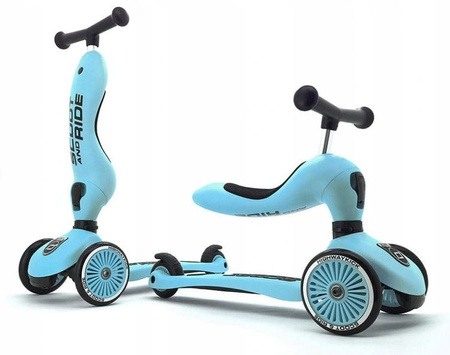 Scootandride Highwaykick 1 Jeździk i Hulajnoga 2w1 1-5 Lat Blueberry