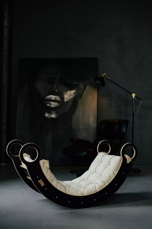 Baby Wood Bujak Drewniany L Czarny