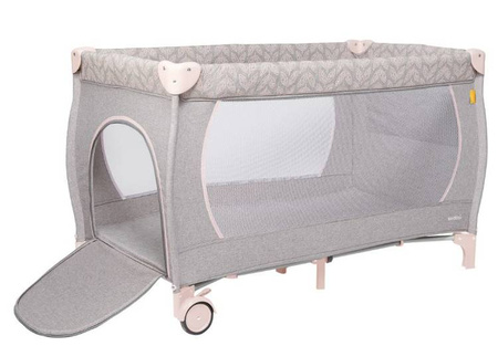 Skiddou Lunar+ Łóżeczko Turystyczne 3w1 Keep Pink