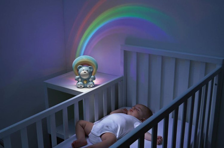 Chicco Interaktywny Miś z Tęczowym Projektorem Blue