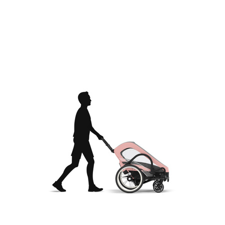 Cybex Zeno Bike Przyczepka Rowerowa Light Pink