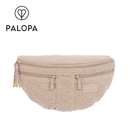 PALOPA Torebka nerka na smakołyki dla psa Emma teddy-fleece beige Edycja limitowana