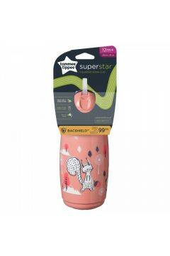 Tommee Tippee Bidon Ze Słomką Różowy 266 Ml