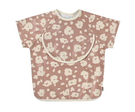 Beaba Śliniak 2w1 z odpinanym długim rękawem Savannah bloom