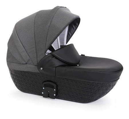 Kunert Tiaro Premium Wózek Głęboko-Spacerowy 2w1 Fiolet + Wrzos Grafitowa Rama Koła Żelowe