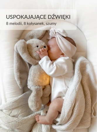 Szumisie Szumiący Królik Duo 7w1 App Z Termoforkiem - Różowy