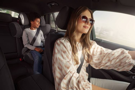 Kiddy Cruiserfix 3 Fotelik Samochodowy 15-36kg Grey Melange - Icy Grey