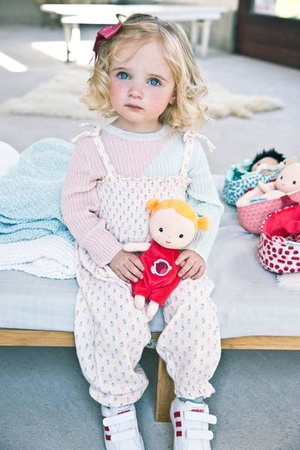 Lilliputiens Lalka Dzidziuś w Koszyczku z Ubrankiem i Kocykiem Aghate 12 m+