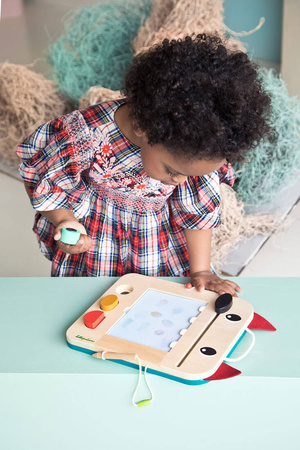 LILLIPUTIENS Drewniana tablica – znikopis Wilk Louis 2 lata+