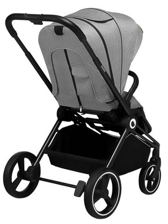 Lionelo Mika Wózek Głęboko-Spacerowy + Fotelik Samochodowy 0-13 kg 3w1 Grey Stone