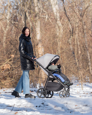 Carrello Bravo Plus 2023 Wózek Spacerowy Storm Grey