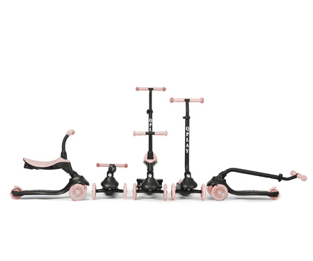 Qplay Hulajnoga Sema Evo 3w1 Coral Pink