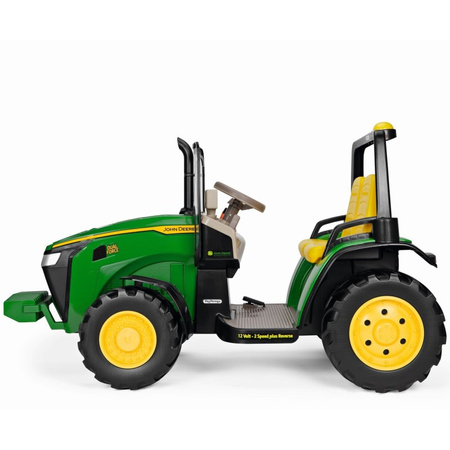 PegPerego John Deere Dual Force 12v Traktor z Przyczepą