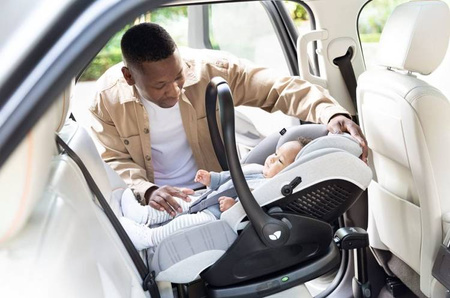 Joie Signature I-Level Recline 0-13kg Carbon + Joie i-Base Encore Baza Obrotowa Do Fotelików Samochodowych