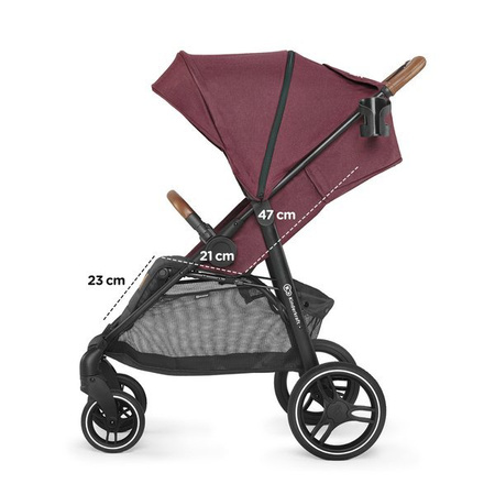 Kinderkraft Grande LX Wózek Spacerowy Burgundy
