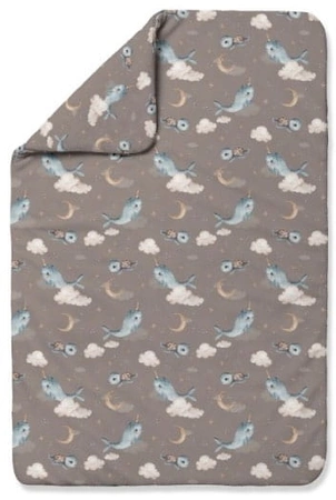 Waldin Kołdra Bambusowa 150x100 Wieloryb Brązowy