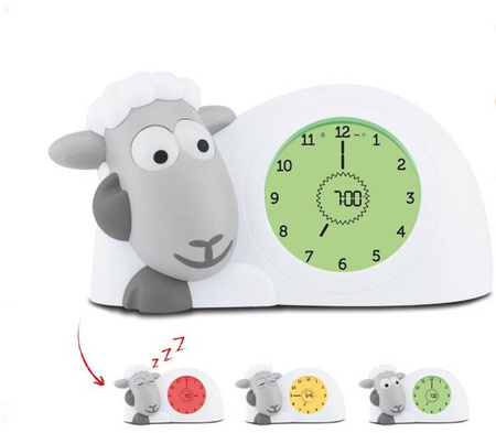 Zazu Sam Trener Snu i Budzik Dla Dziecka Szary