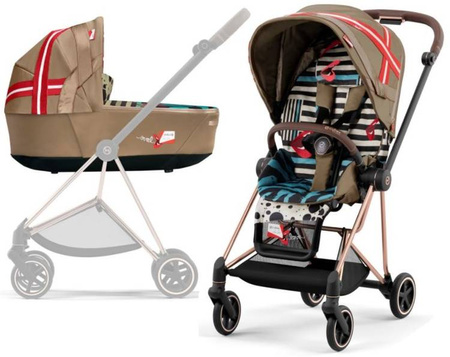 Cybex Mios 3.0 Wózek Głęboko-Spacerowy Karolina Kurkova One Love | multicolor