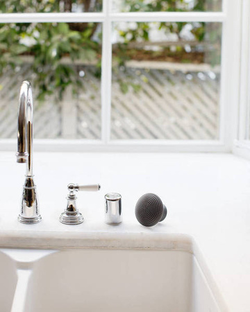 EZPZ Silikonowa Myjka Czyścik Do Naczyń Bez Bakterii Szary Szary