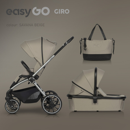EasyGo Giro Wózek Głęboko-Spacerowy Savana Beige