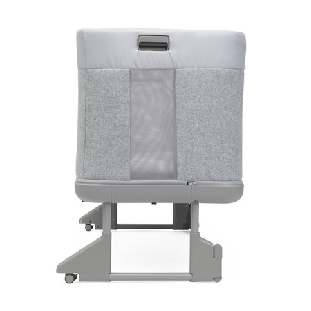 Chicco Next2Me Forever Łóżeczko Dostawne 3w1 do 22kg Ash Grey + Prześcieradło 2szt Pink Pois