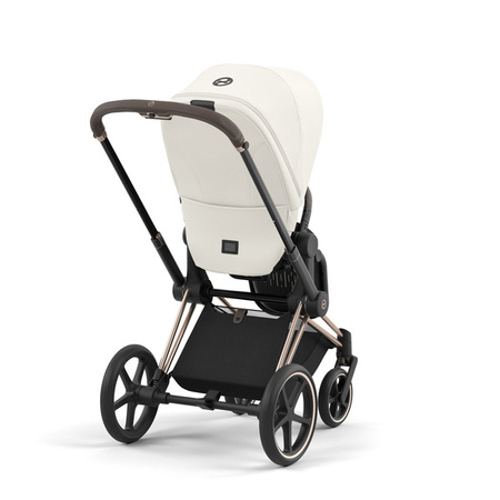 Cybex Priam 4.0 Wózek Głeboko-Spacerowy + Fotelik Samochodowy Cloud T 0-13kg Off White