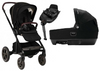 Nuna Mixx Next Wózek Głęboko-Spacerowy Riveted Magnetic z Gondolą Do Przewożenia Dzieci W Samochodzie + Baza Next
